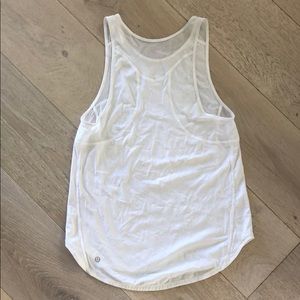 White lululemon top